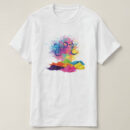 Graphic Printed T-Shirt for Happy Holi Tshirt Kids Casual Half Round Neck T-Shirt