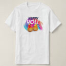 Graphic Printed T-Shirt for Happy Holi Tshirt | Casual Half Sleeve Round Neck T-Shirt