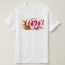 Graphic Printed T-Shirt for Happy Holi Tshirt | Casual Half Sleeve Round Neck T-Shirt