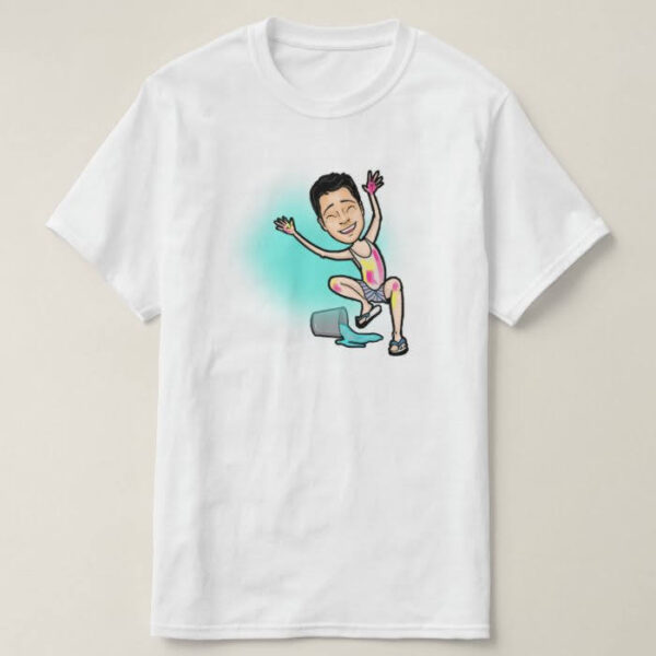 Graphic Printed T-Shirt for Happy Holi Tshirt | Casual Half Sleeve Round Neck T-Shirt