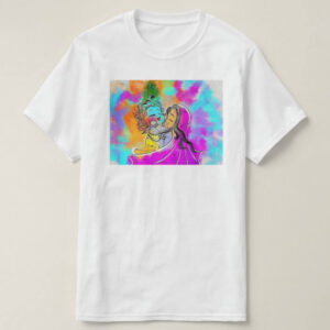 Graphic Printed T-Shirt for Happy Holi Tshirt | Casual Half Sleeve Round Neck T-Shirt