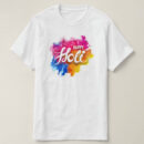 Graphic Printed T-Shirt for Happy Holi Tshirt | Casual Half Sleeve Round Neck T-Shirt