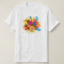 Graphic Printed T-Shirt for Happy Holi Tshirt | Casual Half Sleeve Round Neck T-Shirt