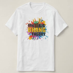 Graphic Printed T-Shirt for Happy Holi Tshirt | Casual Half Sleeve Round Neck T-Shirt