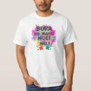 Graphic Printed T-Shirt for Happy Holi Tshirt | Casual Half Sleeve Round Neck T-Shirt