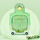 Baloo Straw Sipper Bottle 1000ml BPA free Tritan Material with Silicone Straw  Drinking Water Bottle Push Button Water with Straw Green