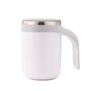 Stirring Coffee Mug | Stainless Steel Mug for Milk | Travel Mixing Cup | Suitable for Coffee/Milk / Hot Chocolat |Battery Operated