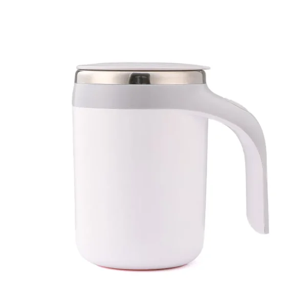 Stirring Coffee Mug | Stainless Steel Mug for Milk | Travel Mixing Cup | Suitable for Coffee/Milk / Hot Chocolat |Battery Operated - Image 2